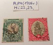 South Africa - 1926 - 43 Division - 1/2 D + 1 D - Fauna, Ship - Mi 22, 23 - 1